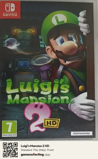 Luigi's Mansion 2 HD Nintendo Switch, Italy box front
