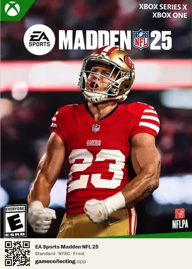 EA Sports Madden NFL 25 Xbox Series X, NTSC box front