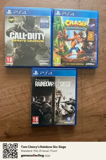 Tom Clancy's Rainbow Six: Siege PlayStation 4, France box front