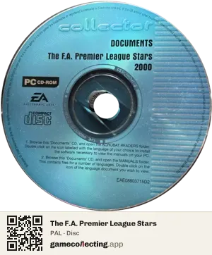 The F.A. Premier League Stars Computer, PAL disc