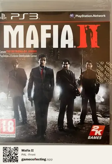 Mafia II PlayStation 3, PAL box front
