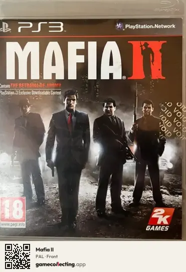 Mafia II PlayStation 3, PAL box front