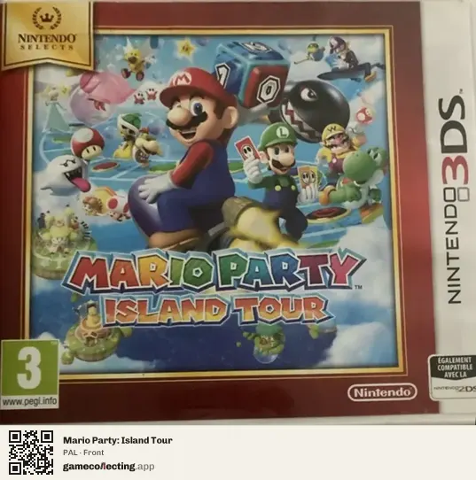Mario Party: Island Tour Nintendo 3DS, PAL box front