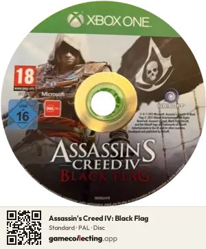 Assassin's Creed IV: Black Flag Xbox One, PAL disc
