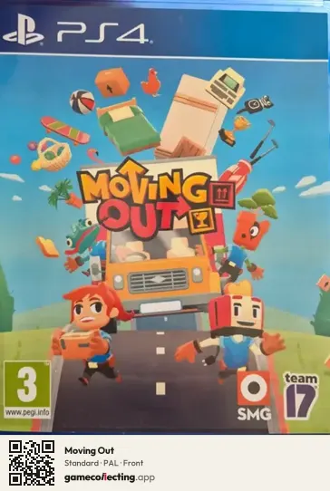 Moving Out PlayStation 4, PAL box front