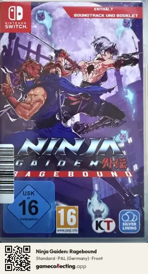 Ninja Gaiden: Ragebound Nintendo Switch, Germany box front