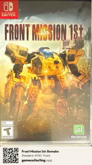 Front Mission 1st: Remake Nintendo Switch, NTSC box front