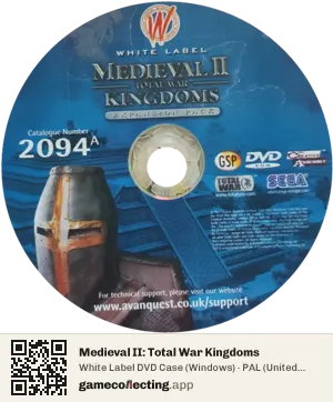 Medieval II: Total War Kingdoms Computer, PAL disc
