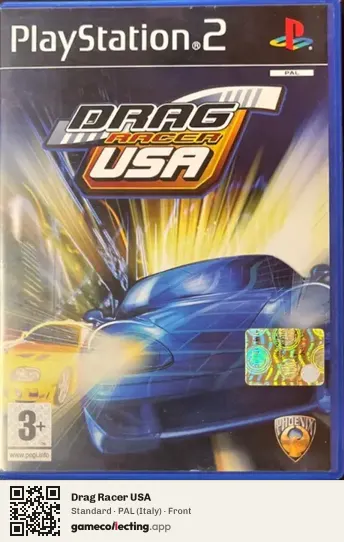 Drag Racer USA PlayStation 2, Italy box front