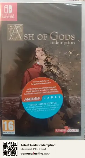 Ash of Gods: Redemption Nintendo Switch, PAL box front