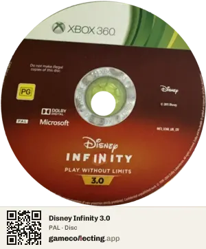Disney Infinity 3.0 Xbox 360, PAL disc