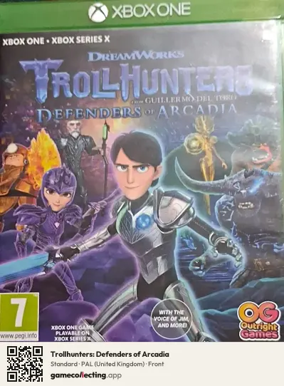 Trollhunters: Defenders of Arcadia Xbox One, United Kingdom box front