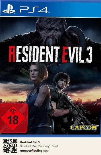 Resident Evil 3 PlayStation 4, Germany box front