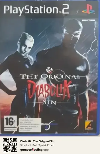Diabolik: The Original Sin PlayStation 2, Spain box front