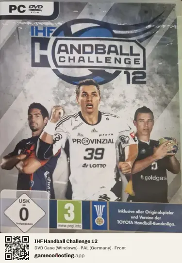 IHF Handball Challenge 12 Computer, Germany box front