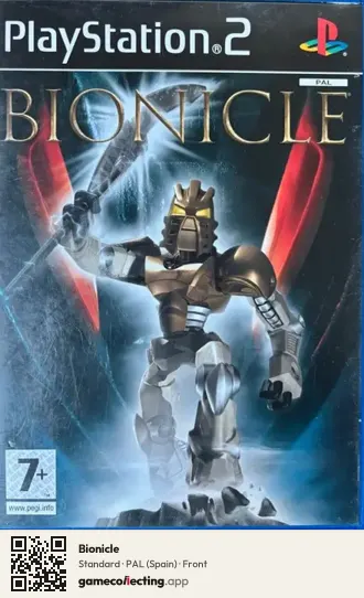 Bionicle PlayStation 2, Spain box front