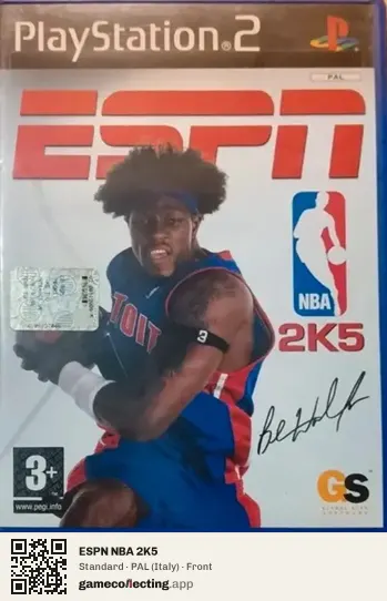 ESPN NBA 2K5 PlayStation 2, Italy box front