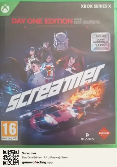 Screamer Xbox Series X, France box front