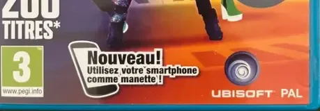 Just Dance 2017, the PEGI square on its front