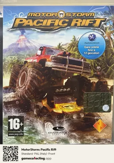 MotorStorm: Pacific Rift PlayStation 3, Italy box front