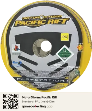 MotorStorm: Pacific Rift PlayStation 3, PAL disc