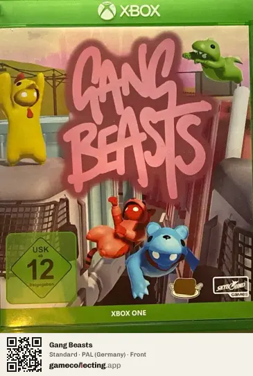Gang Beasts Xbox One, Germany box front