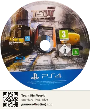 Train Sim World PlayStation 4, PAL disc