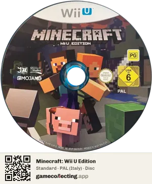 Minecraft: Wii U Edition Nintendo Wii U, PAL disc