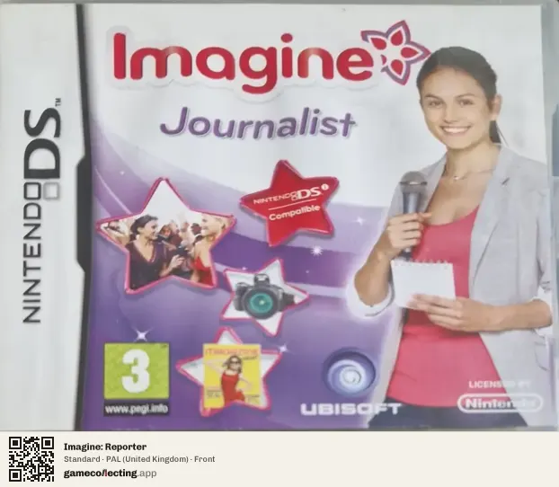 Imagine: Reporter Nintendo DS, United Kingdom box front