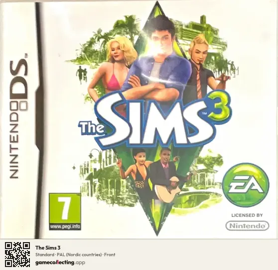 The Sims 3 Nintendo DS, Nordic countries box front