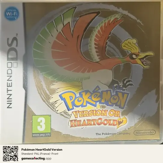 Pokémon HeartGold Version Nintendo DS, France box front