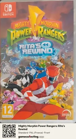 Mighty Morphin Power Rangers: Rita's Rewind Nintendo Switch, France box front