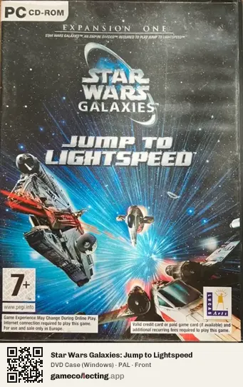 Star Wars Galaxies: Jump to Lightspeed Computer, PAL box front