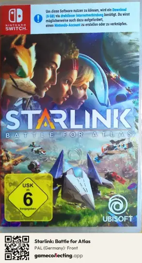 Starlink: Battle for Atlas Nintendo Switch, Germany box front
