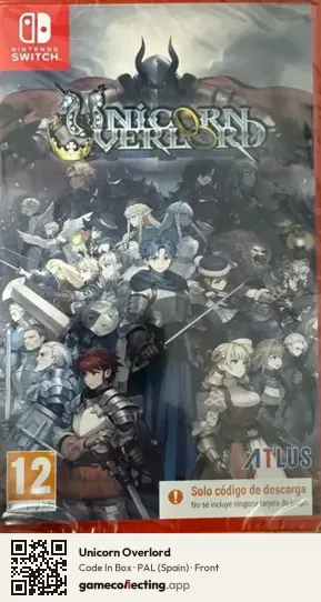 Unicorn Overlord Nintendo Switch, Spain box front