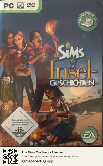 The Sims Castaway Stories Computer, Germany box front