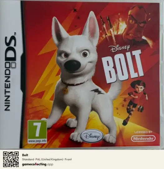 Bolt Nintendo DS, United Kingdom box front
