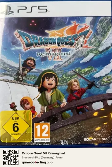 Dragon Quest VII Reimagined PlayStation 5, Germany box front