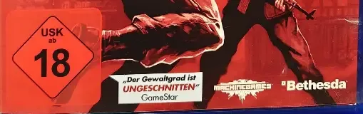 Wolfenstein: The Old Blood, the USK square on its front