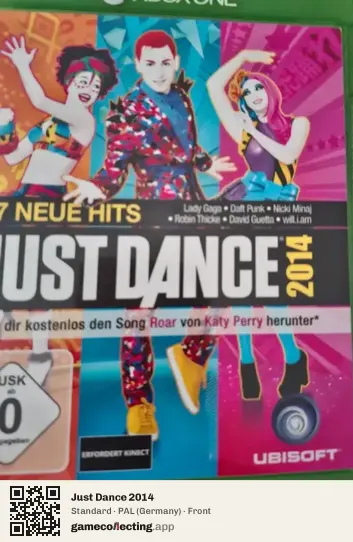 Just Dance 2014 Xbox One, Germany box front