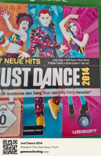 Just Dance 2014 Xbox One, Germany box front