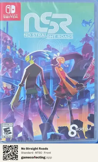 No Straight Roads Nintendo Switch, NTSC box front