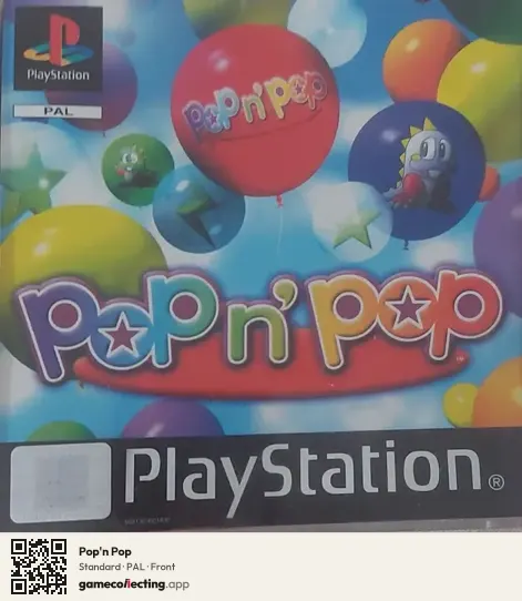 Pop'n Pop PlayStation, PAL box front