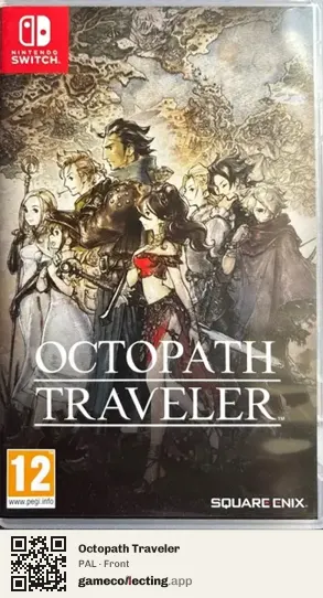 Octopath Traveler Nintendo Switch, PAL box front