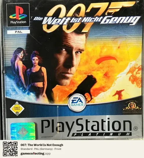 007: The World Is Not Enough PlayStation, Germany box front