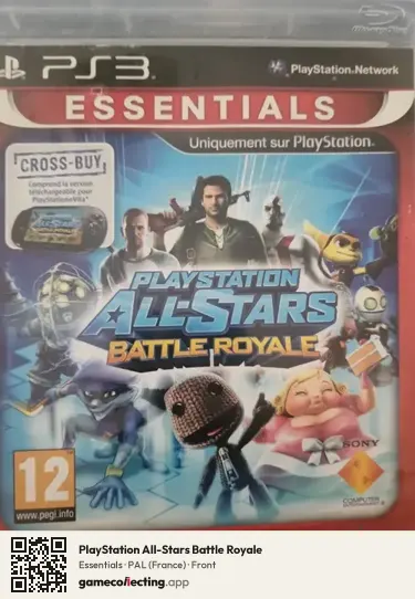 PlayStation All-Stars Battle Royale PlayStation 3, France box front