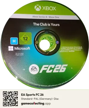 EA Sports FC 26 Xbox Series X, PAL disc