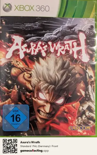 Asura's Wrath Xbox 360, Germany box front