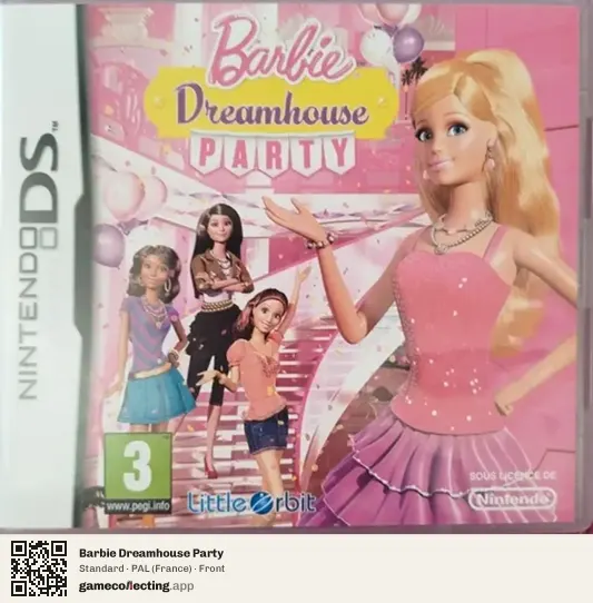 Barbie Dreamhouse Party Nintendo DS, France box front