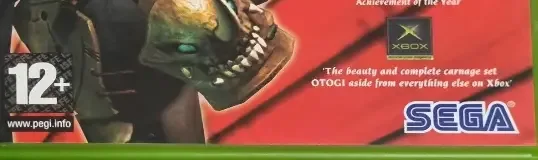 Otogi: Myth of Demons, the PEGI square on its front